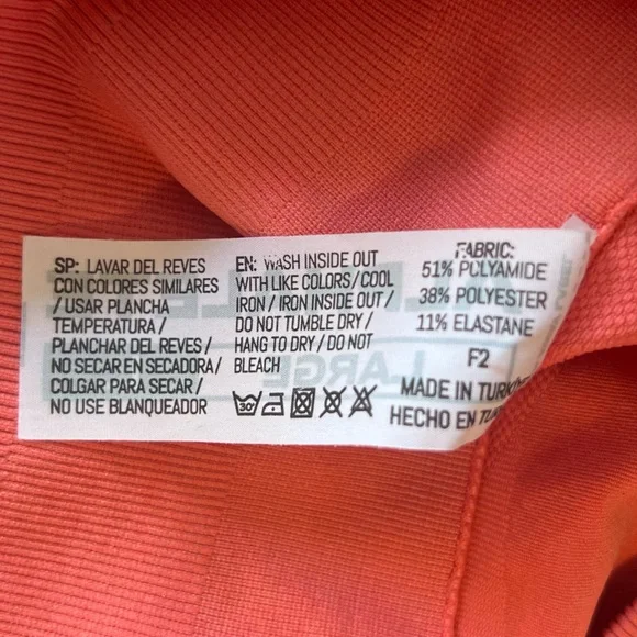 Alphalete Amplify Athletic Workout Seamless Scrunch Leggings Pixel Pink Size L - Picture 8 of 8